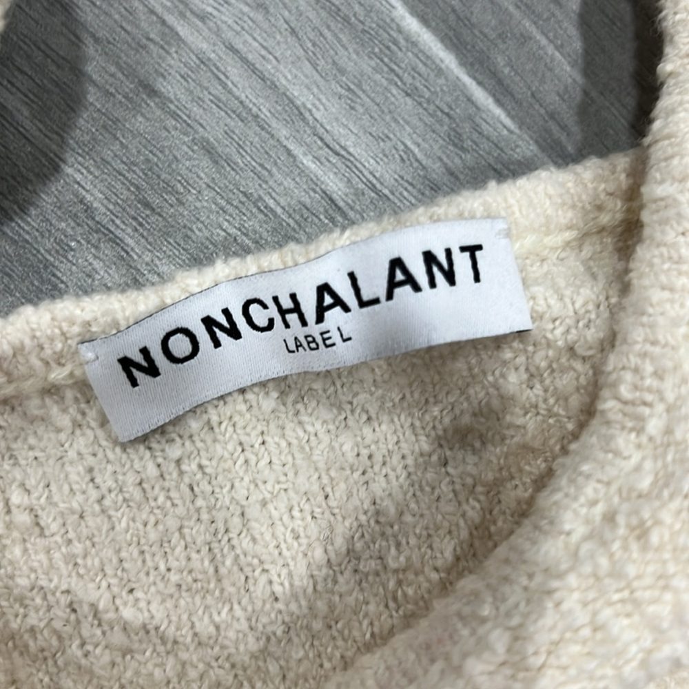 NONchalant Label Otto Crop Top in Ivory - Picture 5 of 7